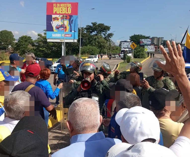 GNB se retiró en paz de manifestación compuesta por valientes abuelos en Táchira (VIDEO)