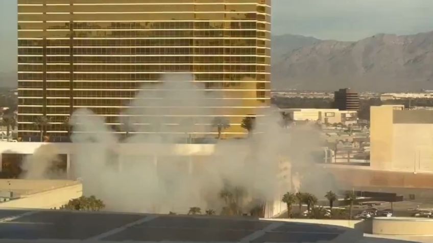 Explota camioneta Cybertruck de Tesla frente a la Trump Tower en Las Vegas