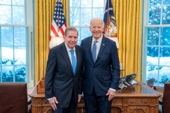 Joe Biden reconoce directamente a Edmundo González como presidente electo de Venezuela