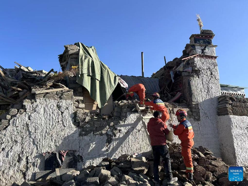 Las IMPACTANTES IMÁGENES del terremoto en Tibet