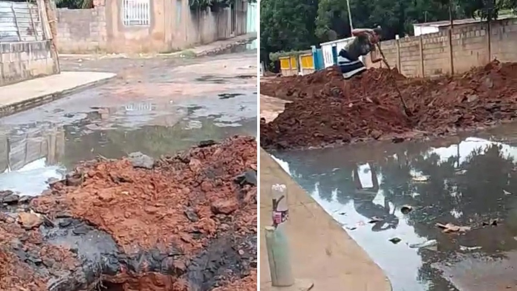 Vecinos del barrio 24 de Julio en el Zulia denuncian que están sumergidos en aguas negras